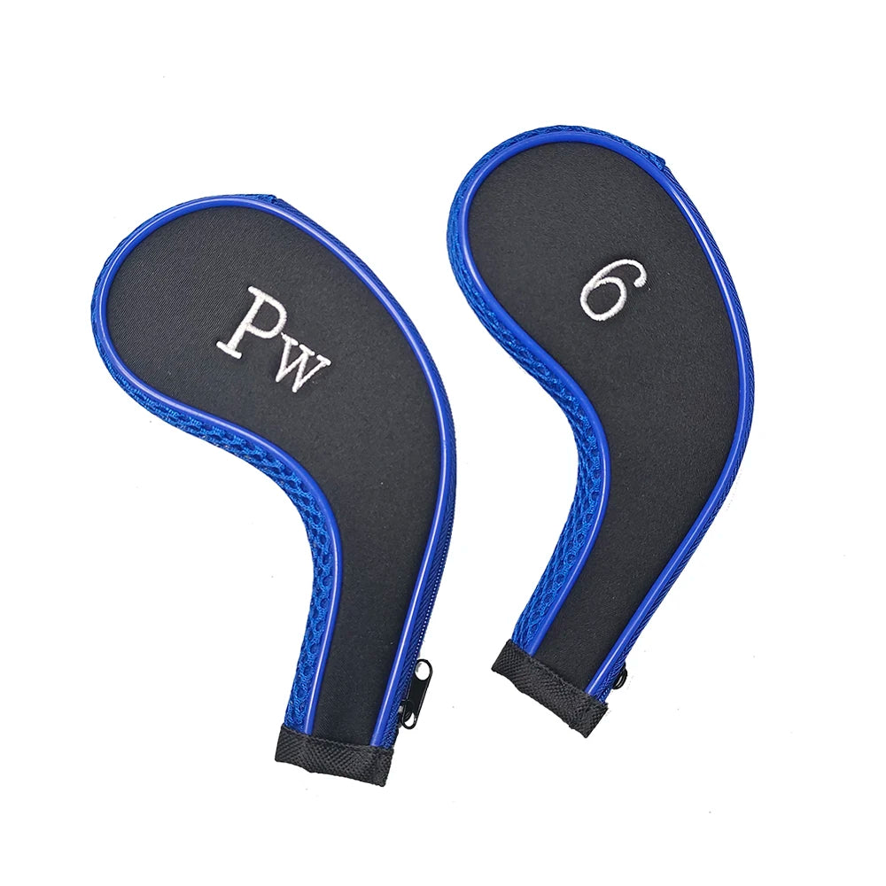 10-Piece Golf Club Head Covers Set